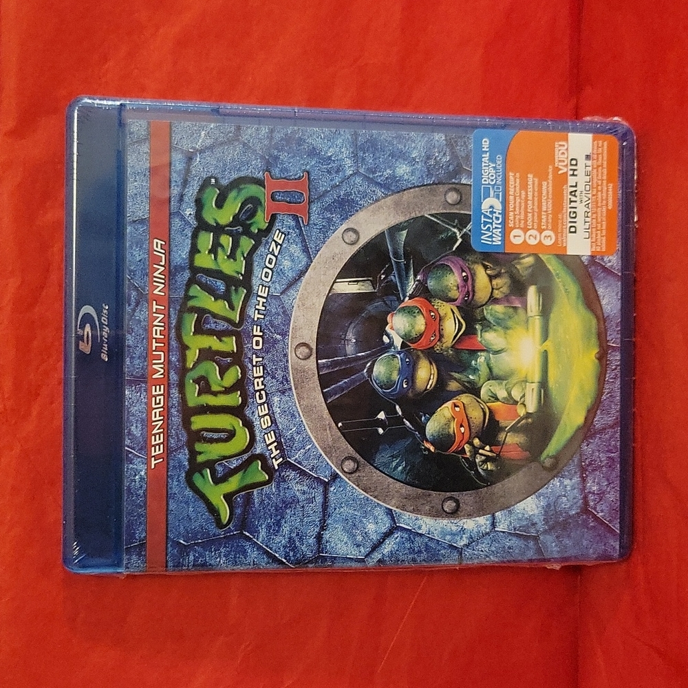 😎 NWT Teenage Mutant Ninja Turtles II The Secret of the Ooze DVD